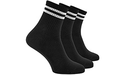 Носки стандарт черные с белым 3 пары