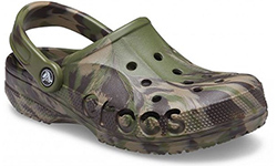 Crocs Baya Marbled Clog цвета хаки