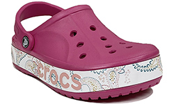 Crocs Bayaband Bandana Print Clog Розовые