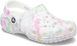 Crocs Classic Bleach Dye Clog Белые