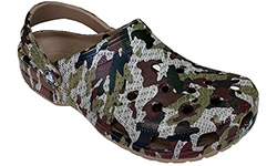 Crocs Classic Clog Camo Rex коричневые