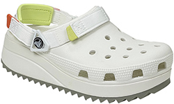 Crocs Classic Hiker Clog White Neon