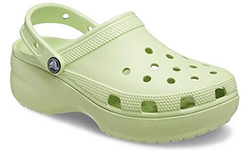 Crocs Classic Platform Clog светло-зеленые