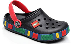 Crocs Lego Clogs Детские черные с красным