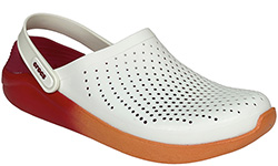 Crocs LiteRide Clog Barely Orange White