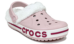 Crocs Bayaband Clog Утепленные Розовые (мех снимается)
