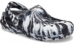 Crocs Classic Lined Marbled Clog Утепленные Белые