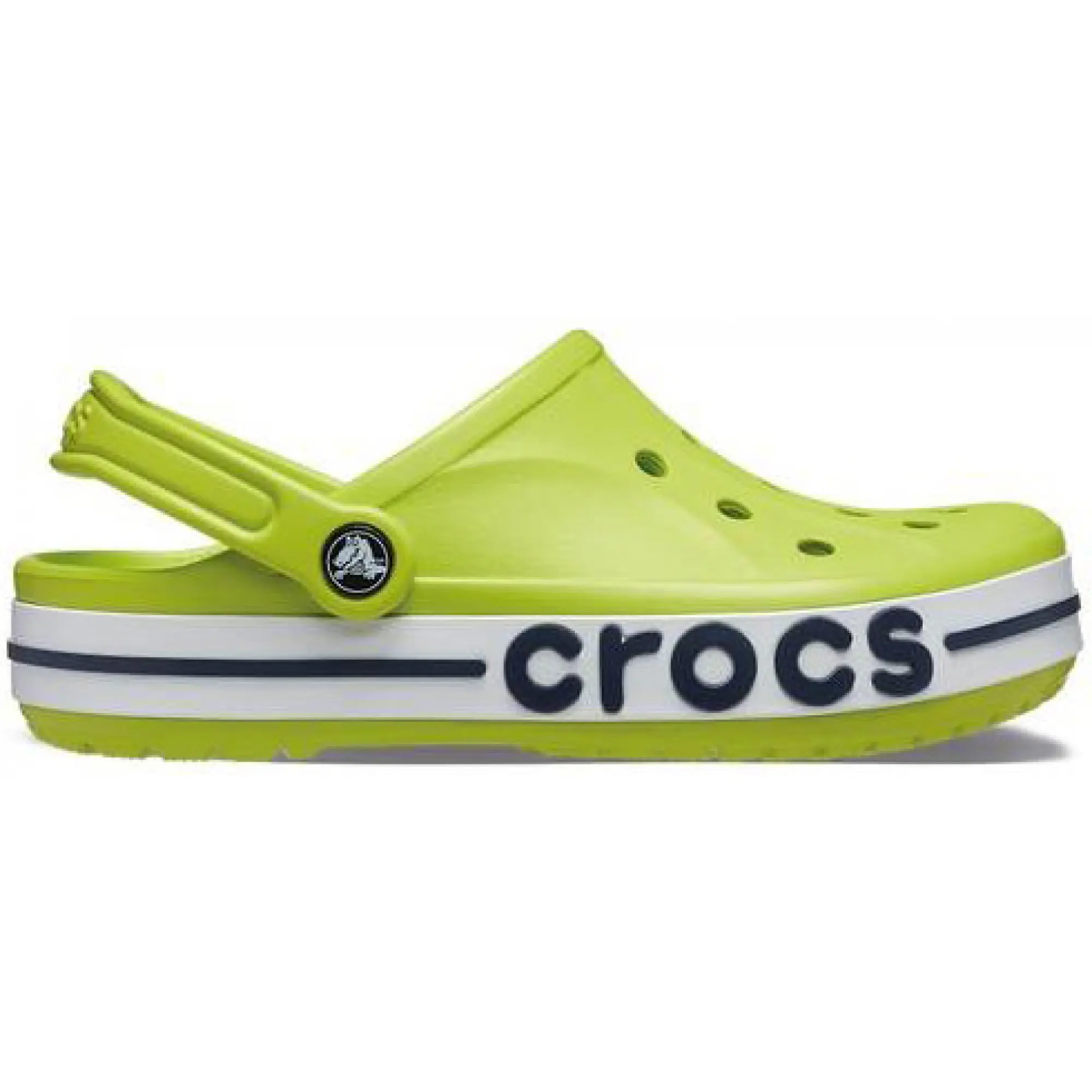 Green and yellow on sale crocs