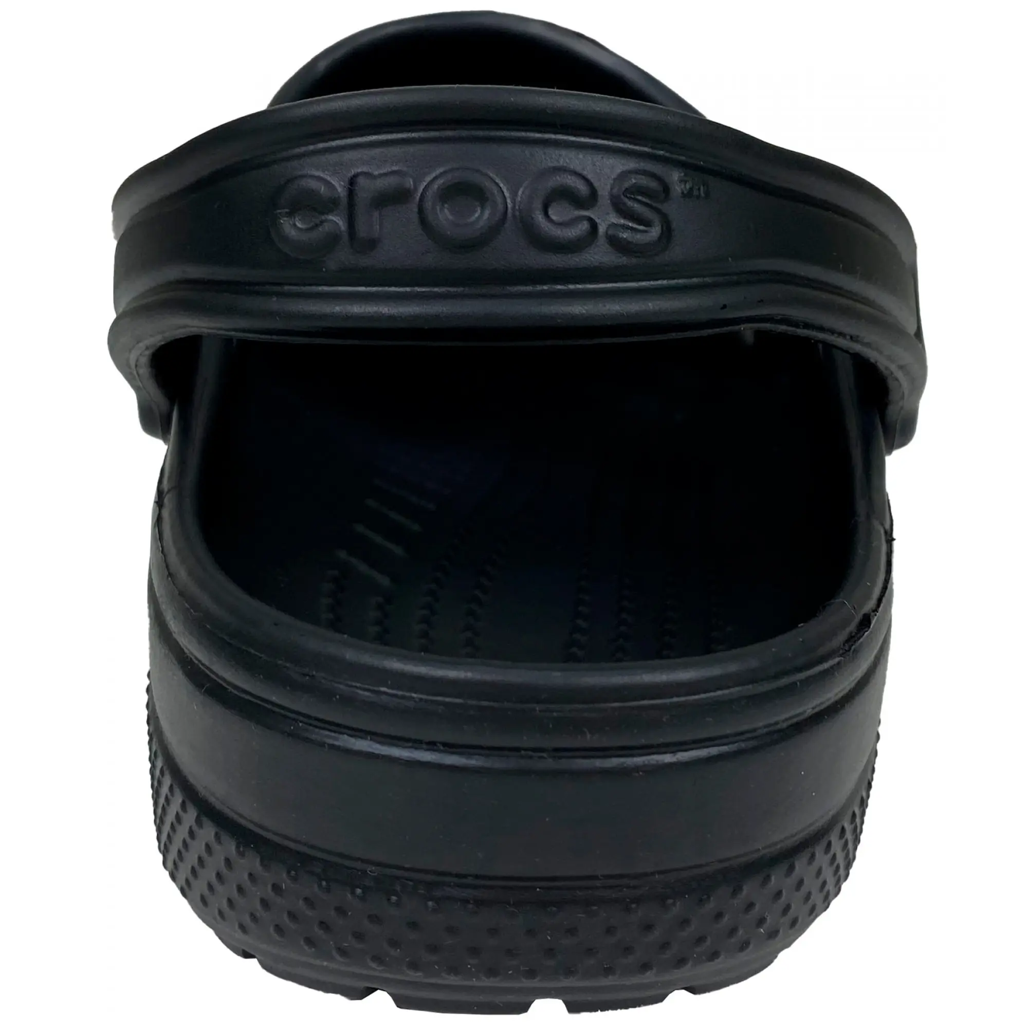 All black crocs store