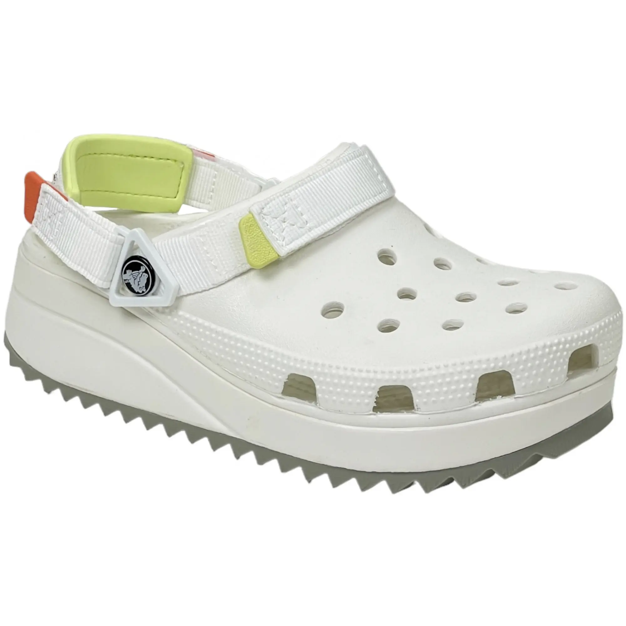 Crocs Classic Hiker Clog White Neon