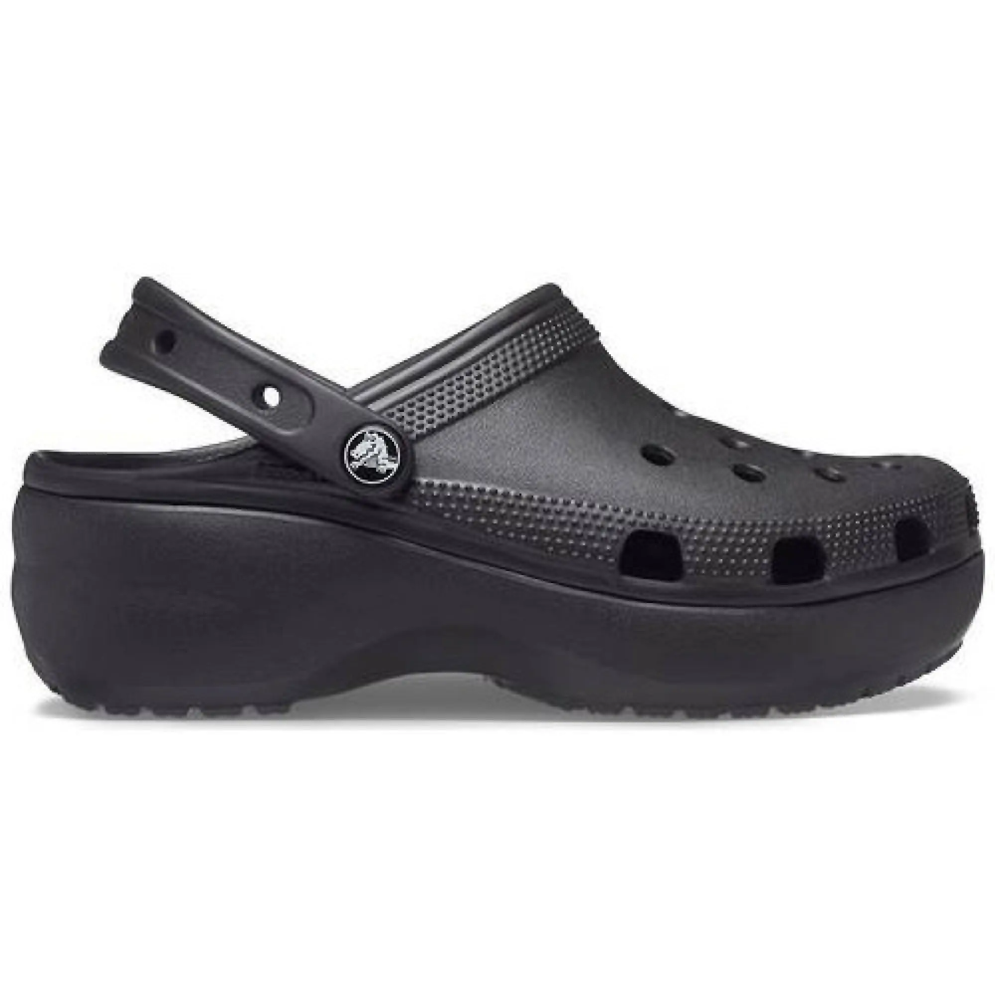 Platform crocs outlet black