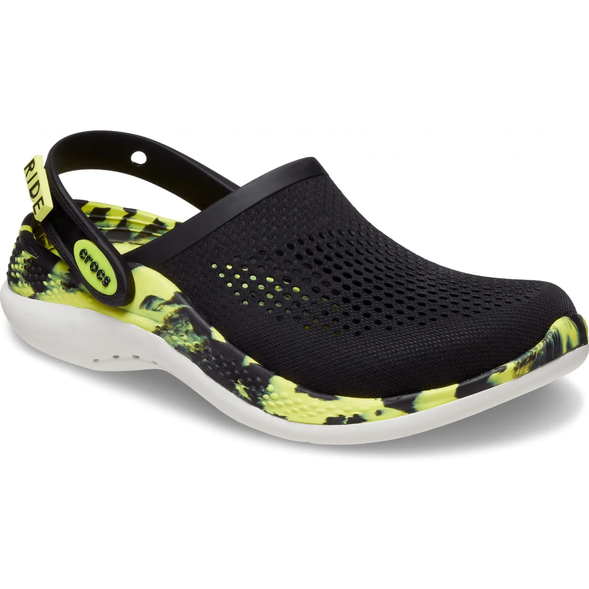 Crocs LiteRide Clog 360 Marbled Black Citrus