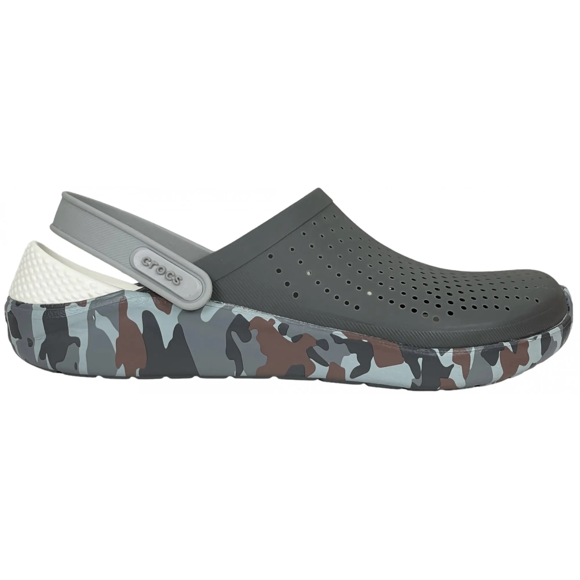 Crocs literide grey clog sandals sale