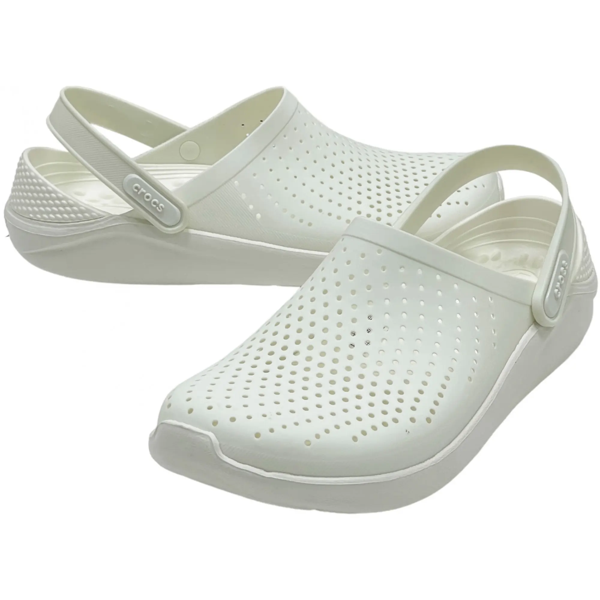 All new arrivals white crocs
