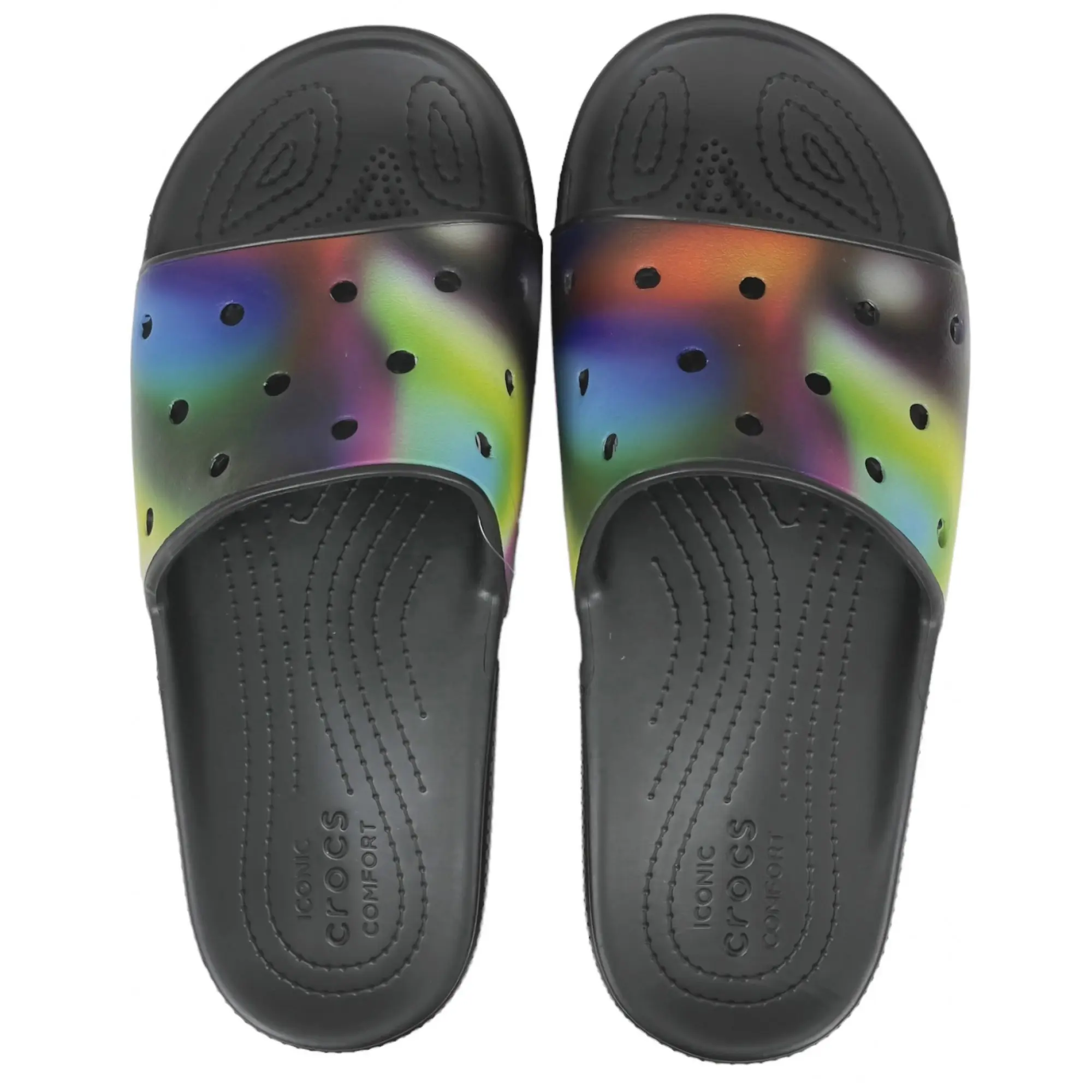 Crocs Classic Slide Tie Dye Graphics