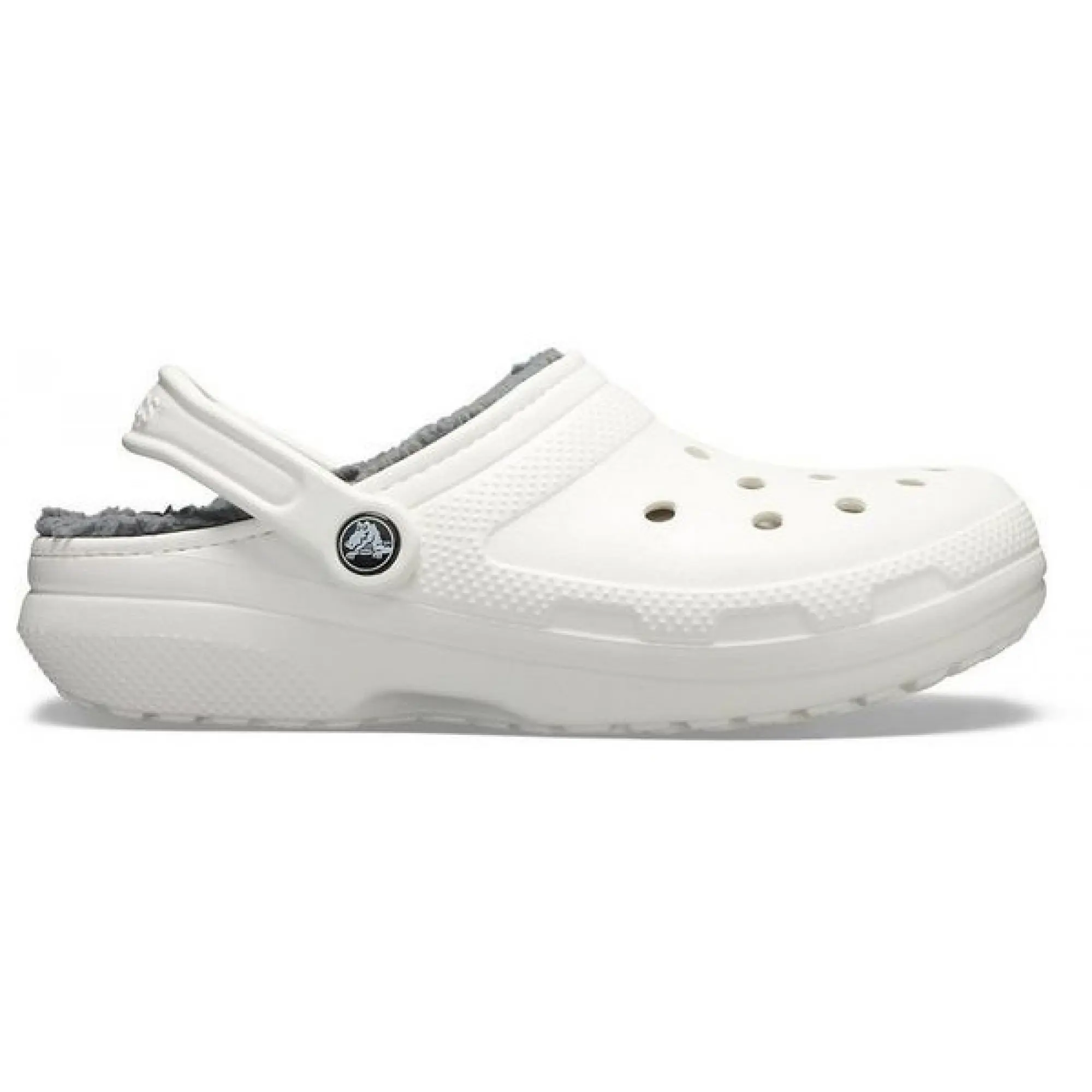 Crocs lined white store